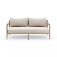 Four Hands Sherwood Outdoor Sofa, Washed Brown - 63" - Faye Sand