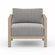 Four Hands Sonoma Outdoor Chair, Washed Brown - Faye Ash