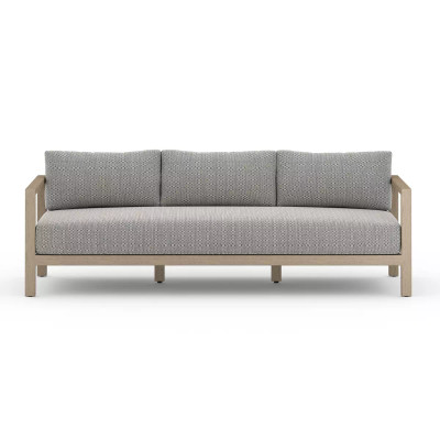 Four Hands Sonoma Outdoor Sofa, Washed Brown - 88" - Faye Ash
