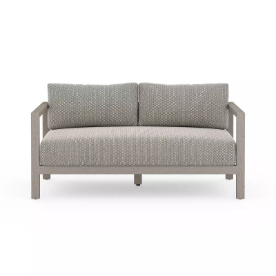 Four Hands Sonoma Outdoor Sofa, Weathered Grey - 60" - Faye Ash