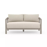 Four Hands Sonoma Outdoor Sofa, Weathered Grey - 60" - Faye Sand