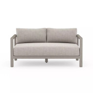 Four Hands Sonoma Outdoor Sofa, Weathered Grey - 60" - Stone Grey
