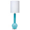 Jamie Young Studio Table Lamp - Pale Blue Blown Glass