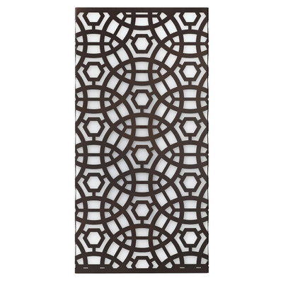 Jamie Young Geo Wall Sconce - Large - Oil Rubbed Bronze Metal & Acrylic