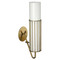 Jamie Young Torino Wall Sconce - Antique Brass & Opaque White Milk Glass