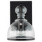 Jamie Young St. Charles Wall Sconce - Small - Oil Rubbed Bronze Metal & Clear Seeded Glass