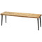 Jamie Young Farmhouse Bench - Natural Wood & Black Iron