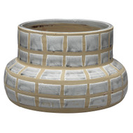 Jamie Young Grid Ceramic Vase