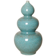 Emissary Triple Gourd Vase - Lagon Speckle (Store)