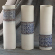 Global Views Woven Cuff Vase - Sapphire - High (Store)