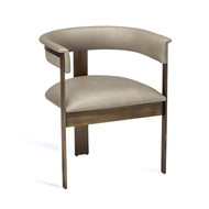 Interlude Home Darcy Dining Chair - Taupe (Store)