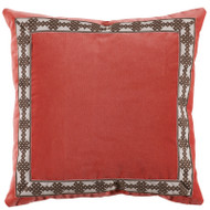 Lacefield Designs Coral Velvet Pillow - 22 X 22 (Store)