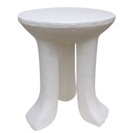 Noir Savanna Side Table, Fiber Cement (Store)