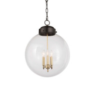 Southern Living Globe Pendant - Oil Rubbed Bronze and Natural Brass (Store)