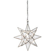 Worlds Away Small Clear Star Chandelier (Store)