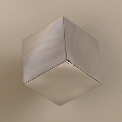 Tumbling Block Wall Cube - Stainless Steel