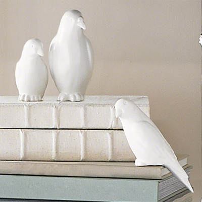 Book Bird - Matte White - Sm