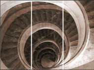 Spiral Stairway - Framed - High Gloss (Set Of 3)