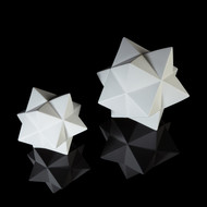 Stellated Dodecahedron - Matte White - Lg