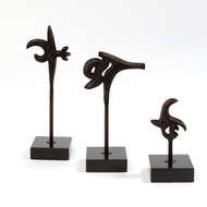 Polynesian Weapon Sculpture - Bronze - Lg