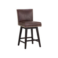Sun Pan Vintage Swivel Counter Stool - Havana Dark Brown (Store)