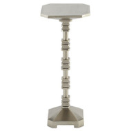 Currey & Co Pilare Silver Drinks Table (Store)