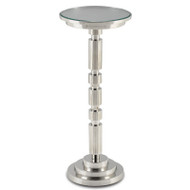 Currey & Co Para Silver Drinks Table (Store)