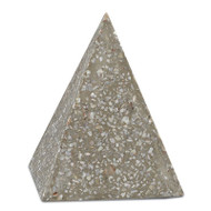 Currey & Co Abalone Small Concrete Pyramid (Store)