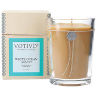 Votivo 16.2 oz Aromatic Large Candle White Ocean Sands