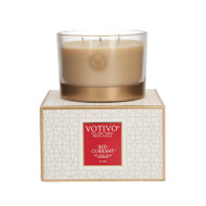 Votivo Holiday 3 Wick Candle Red Currant