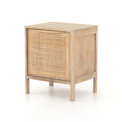 Four Hands Sydney Nightstand - Natural Mango - Natural Cane