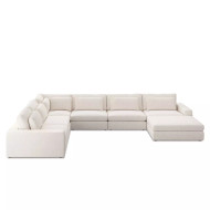 Four Hands Bloor 6 - Piece Sectional W/ Ottoman - Essence Natural