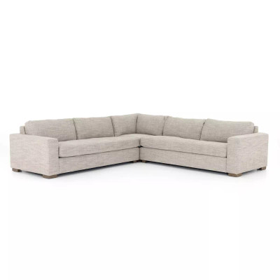Four Hands Boone 3 - Piece Sectional - Small - Thames Coal