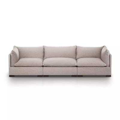 Four Hands Westwood 3 - Piece Sectional - Sofa - 117" - Bayside Pebble