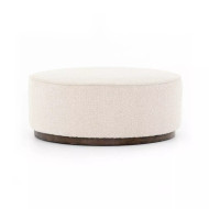 Four Hands Sinclair Large Round Ottoman - Knoll Natural