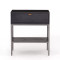 Four Hands Trey Nightstand - Black Wash Poplar