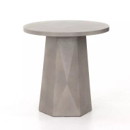 Four Hands Bowman Outdoor End Table - Grey Concrete