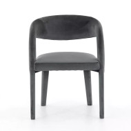 Four Hands Hawkins Dining Chair - Charcoal Velvet