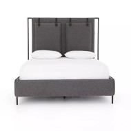 Four Hands Leigh Upholstered Bed - Queen - San Remo Ash