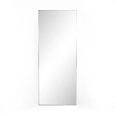 Four Hands Bellvue Floor Mirror - Shiny Steel