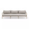 Four Hands Sherwood Outdoor Sofa, Washed Brown - 93" - Stone Grey