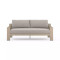 Four Hands Monterey Outdoor Sofa, Washed Brown - 74" - Stone Grey