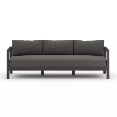 Four Hands Sonoma Outdoor Sofa, Bronze - 88" - Charcoal