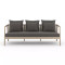 Four Hands Numa Outdoor Sofa - Washed Brown - Charcoal