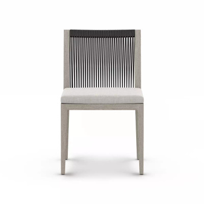 Four Hands Sherwood Outdoor Dining Chair, Weathered Grey - Stone Grey