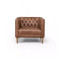 Four Hands Williams Leather Chair - Chocolate