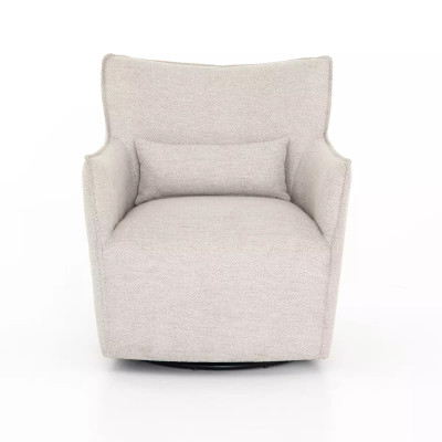 Four Hands Kimble Swivel Chair - Noble Platinum