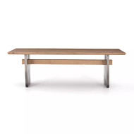 Four Hands Brennan Dining Table - Dove Oak