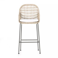 Four Hands Bandera Outdoor Bar Stool - Vintage White - White