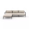 Four Hands Sherwood Outdoor 2 - Piece Sectional, Bronze - Left Chaise - Faye Sand